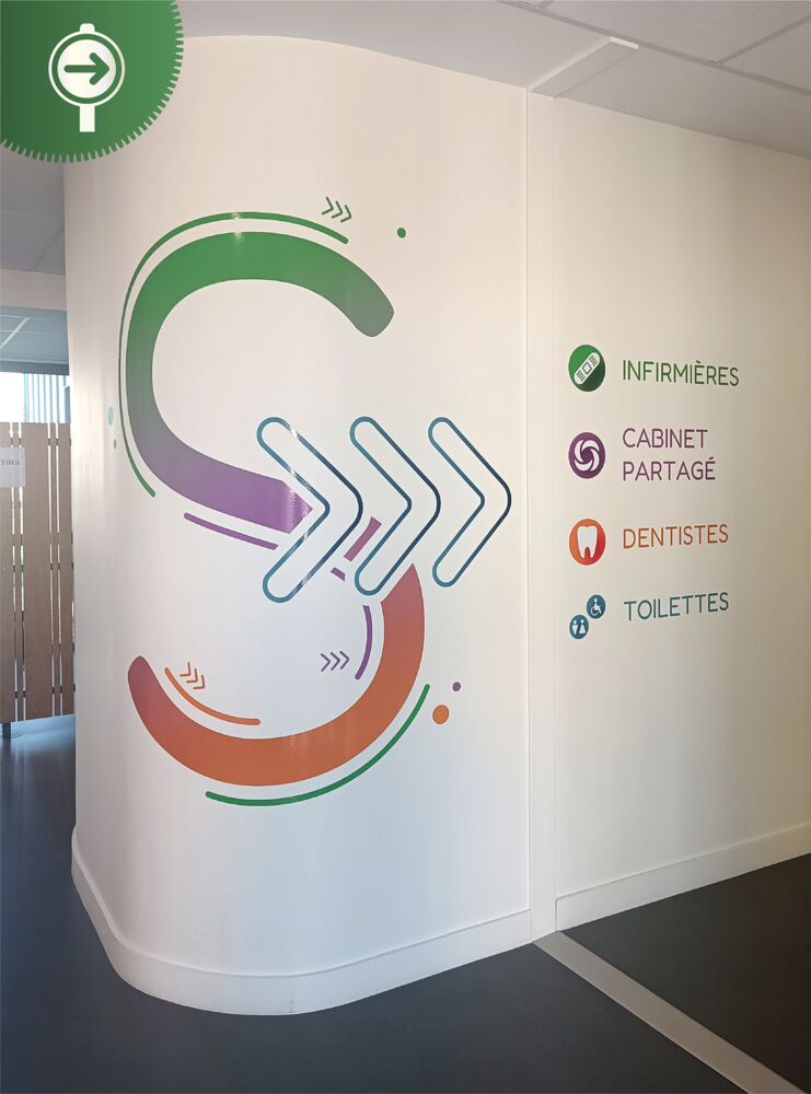 SIGNALETIQUE INTERIEURE "Maison de Santé"